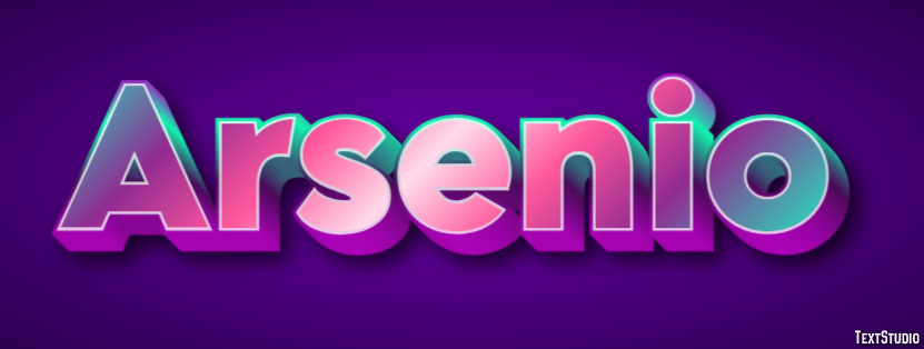 Arsenio Efeito de texto