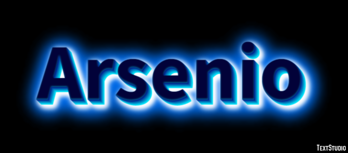 Arsenio テキスト効果