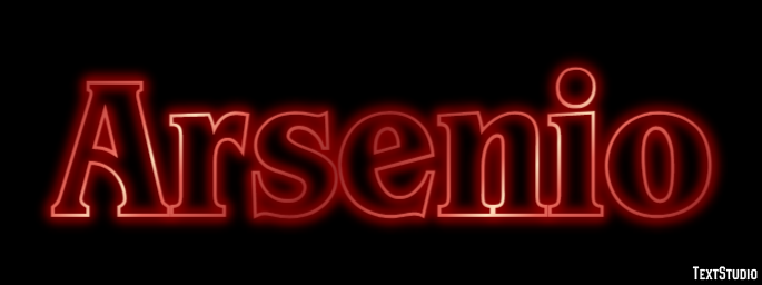 Arsenio Effetto testo
