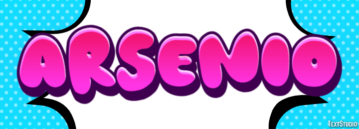Arsenio テキスト効果