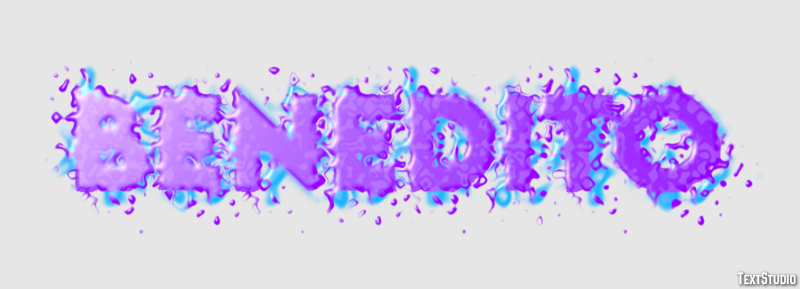 Benedito Text effect