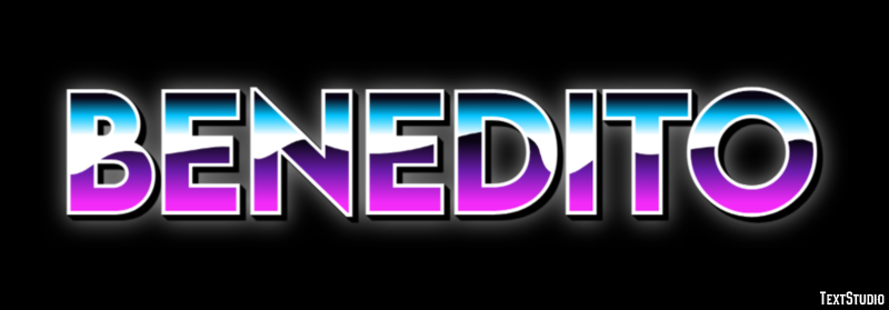 Benedito Text effect