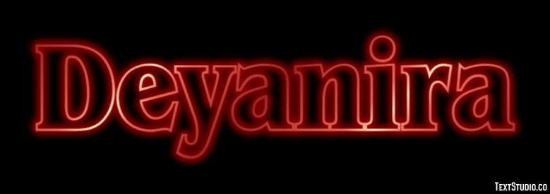 Deyanira Efecto de texto