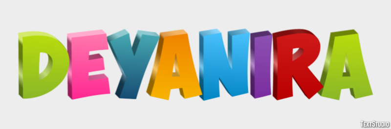 Deyanira Efecto de texto