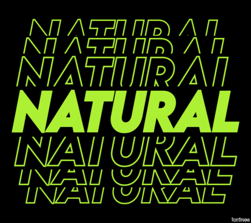 Natural Text Effect
