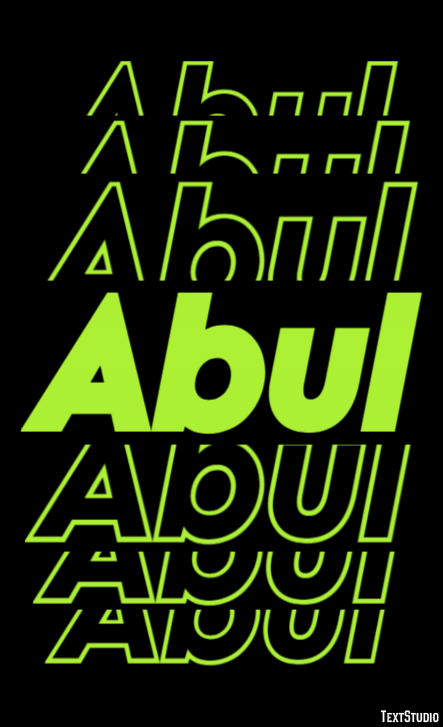Abul Text Effect