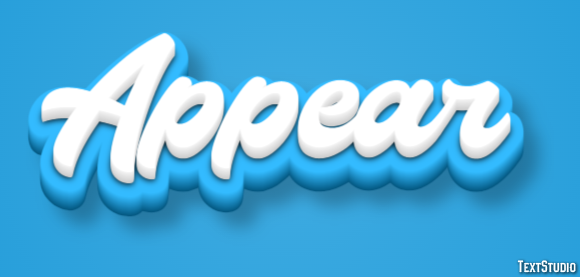 Appear Text Effect