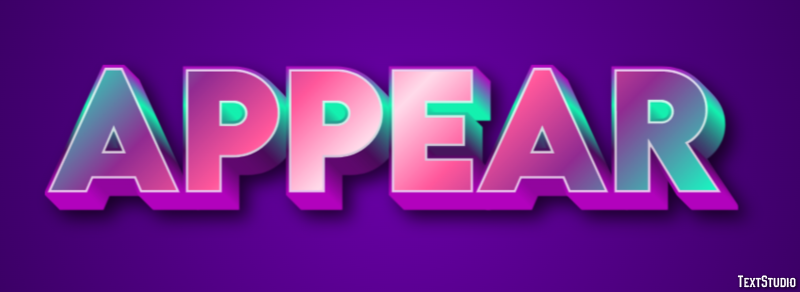 Appear Text Effect