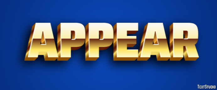 Appear Text Effect