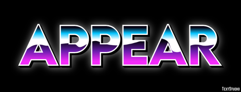 Appear Text Effect