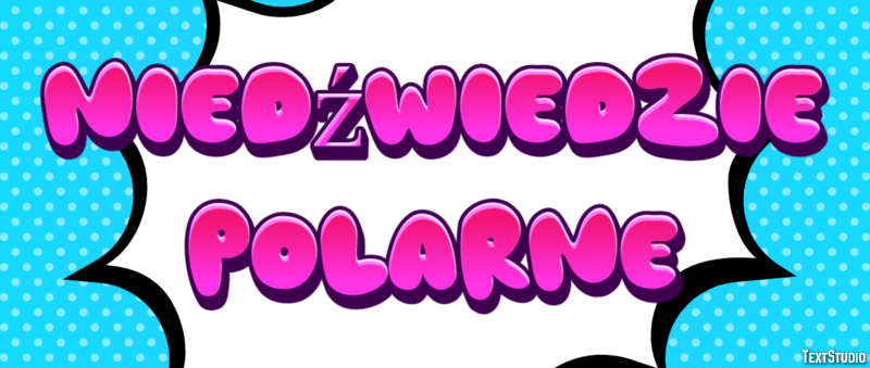 Niedźwiedzie polarne Efekt tekstowy