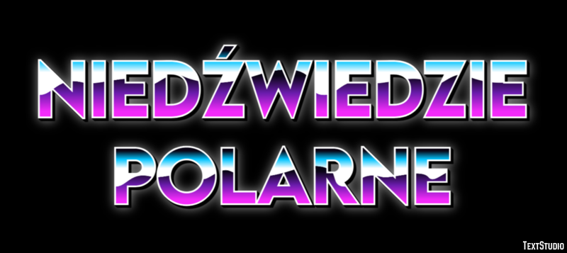 Niedźwiedzie polarne Efekt tekstowy