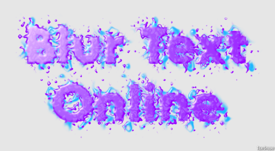 Blur Text Online Text Effect
