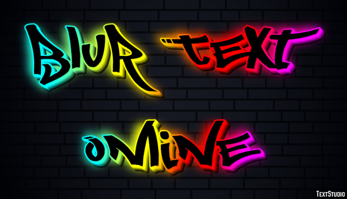 Blur Text Online Text Effect
