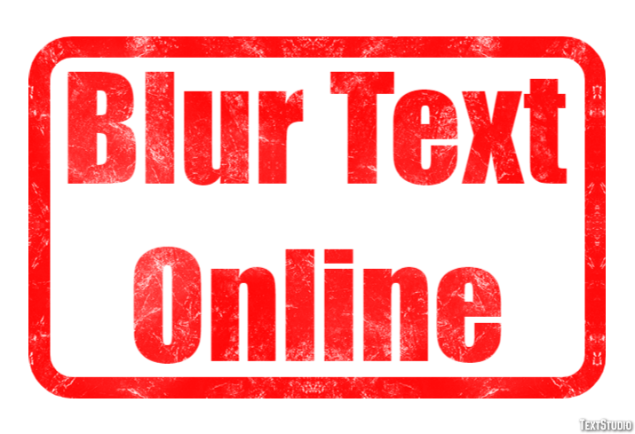 Blur Text Online Effetto testo