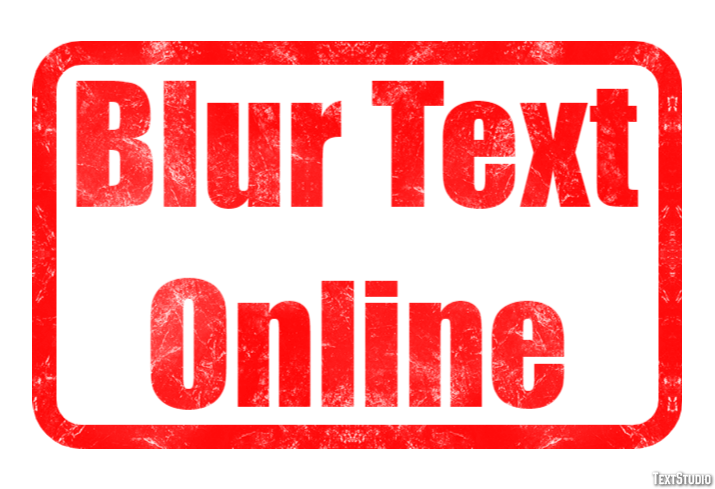Blur Text Online Text Effect