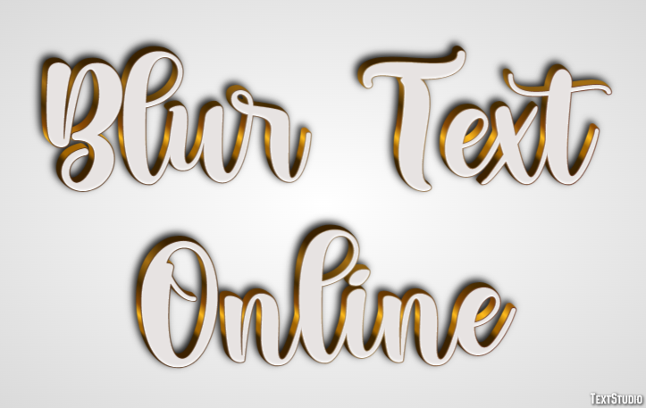 Blur Text Online Text Effect