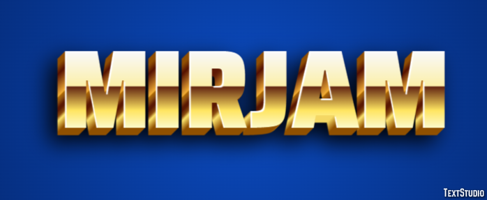 Mirjam Text Effect