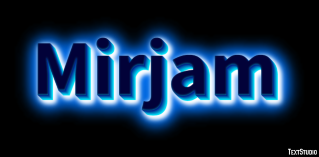 Mirjam Text Effect
