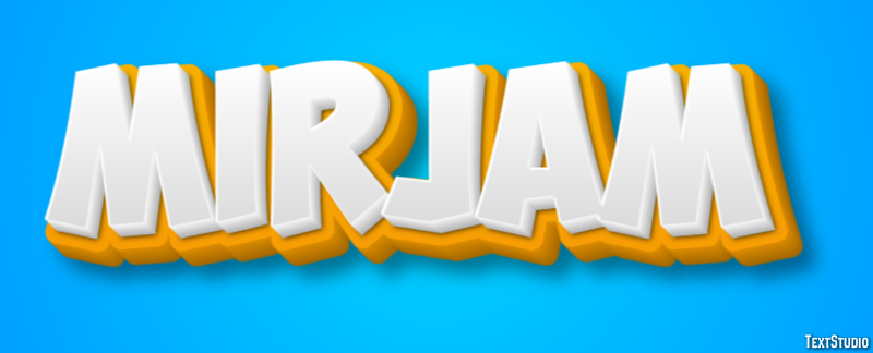 Mirjam Text Effect
