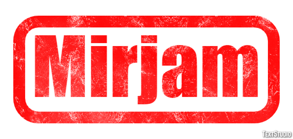 Mirjam Text Effect