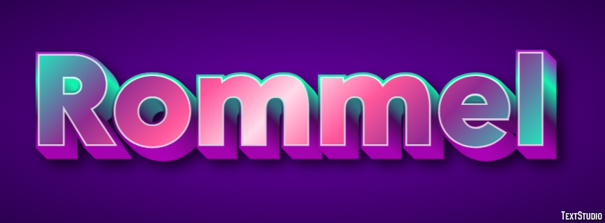 Rommel Text effect