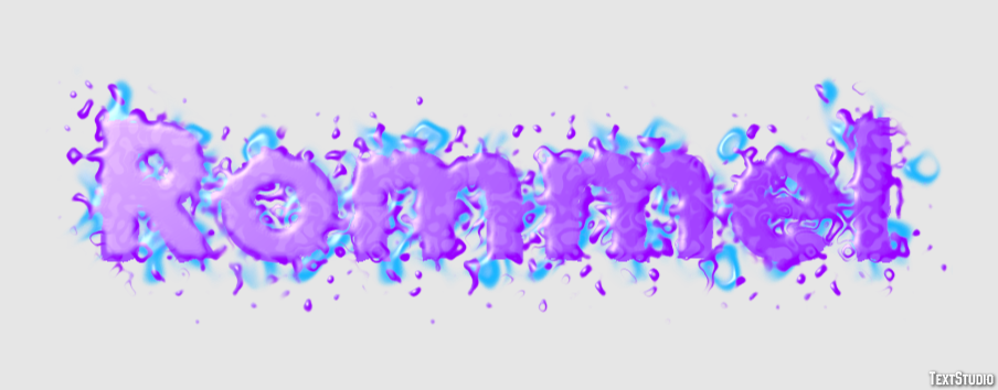 Rommel Text effect