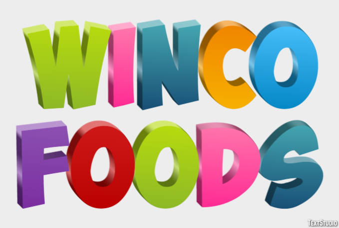 Winco Foods Effetto testo
