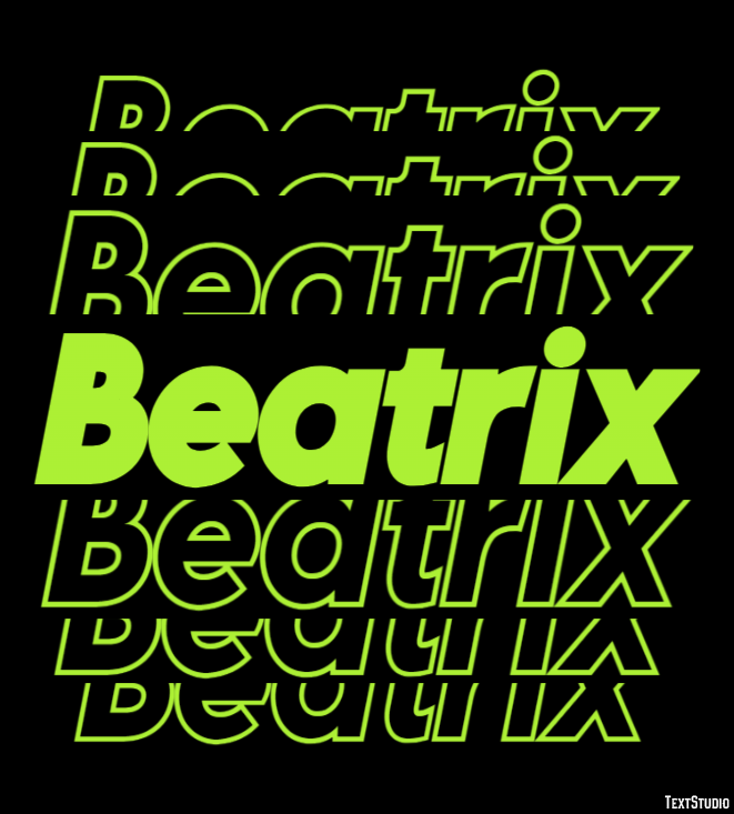 Beatrix Effetto testo