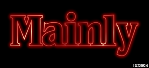 Mainly Text Effect