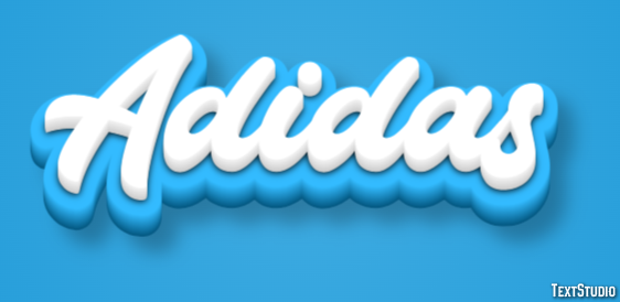 Adidas Text Effect