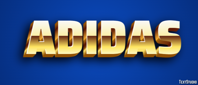 Adidas Text Effect