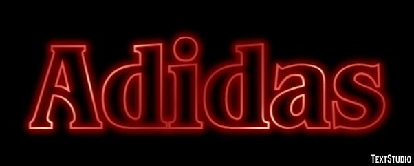 Adidas Text Effect