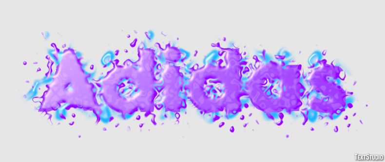 Adidas Text Effect