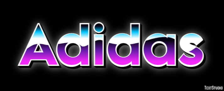 Adidas Text Effect