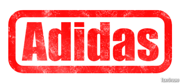 Adidas Text Effect