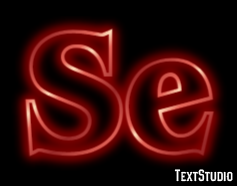 Se Efeito de texto