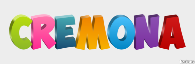 Cremona Efekt tekstowy