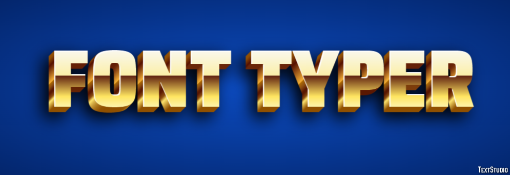 Font Typer Effetto testo