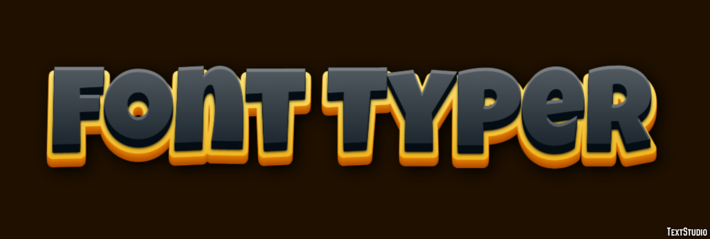 Font Typer Effetto testo