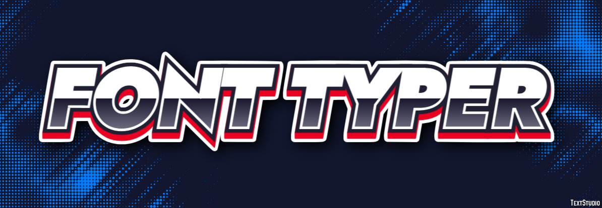 Font Typer Effetto testo