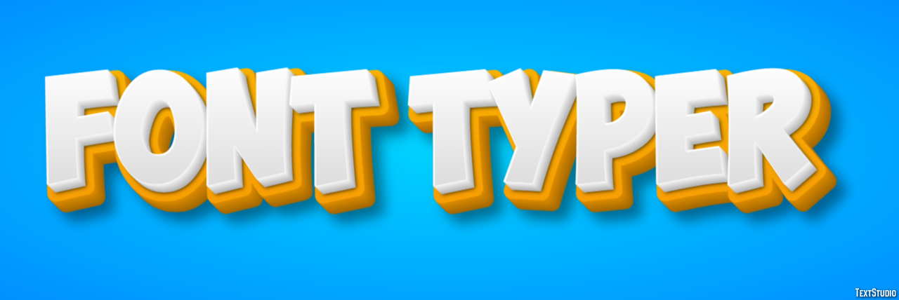 Font Typer Effetto testo