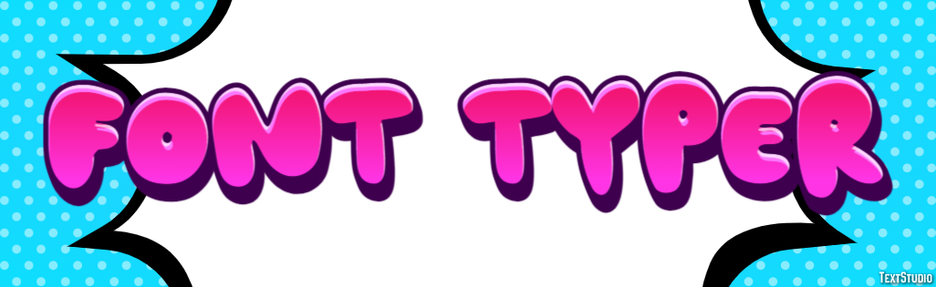 Font Typer Effetto testo