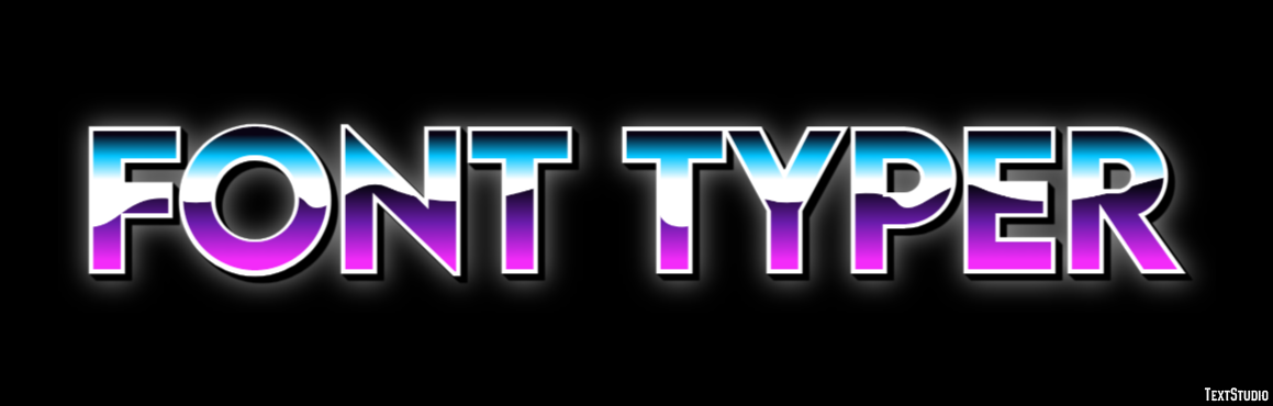 Font Typer Effetto testo
