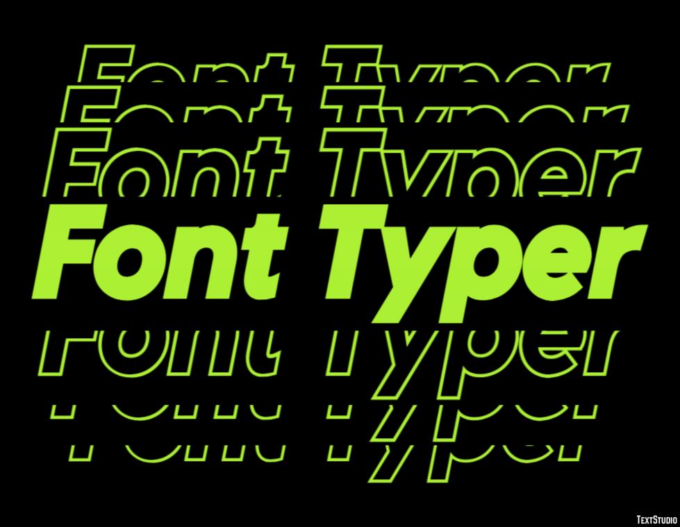 Font Typer Metin Efekti