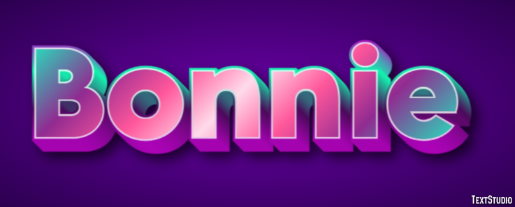 Bonnie Effetto testo