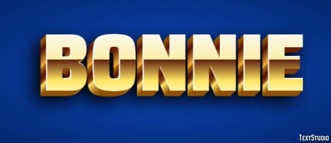 Bonnie Text Effect