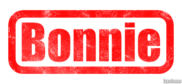 Bonnie Text effect