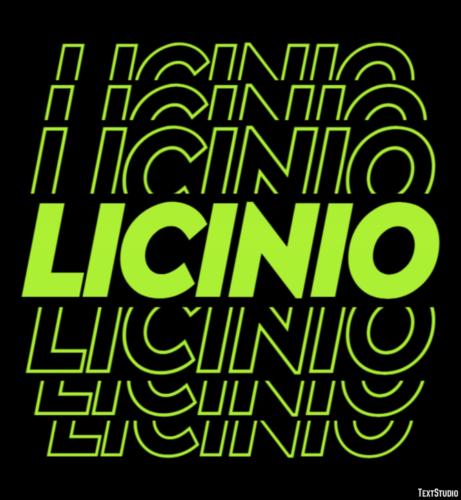 Licinio Efekt tekstowy