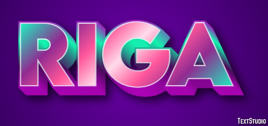 Riga Efekt tekstowy